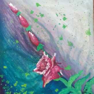 Branch Of Red Roses