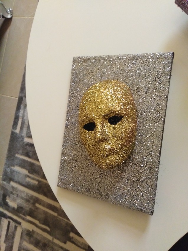 Gold Colored Face