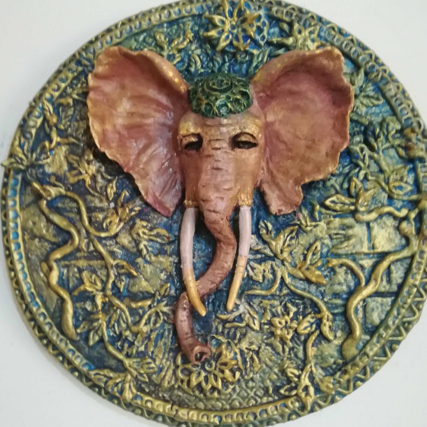 Wild Elephant (Sculpture)