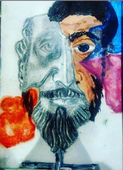 Fusion Of Human & Sculpture