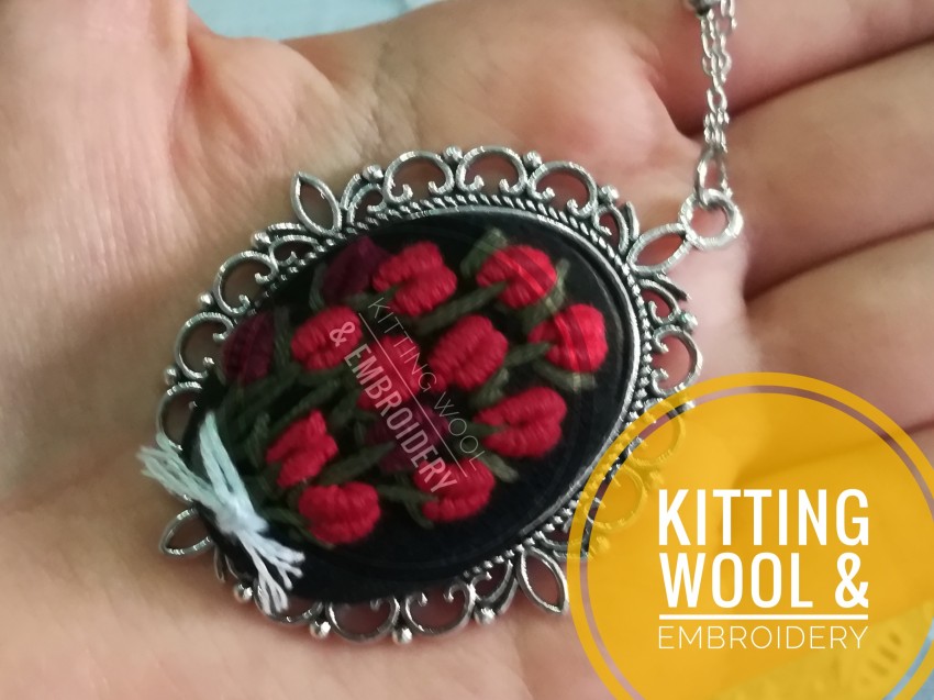 Necklace By Embroidery