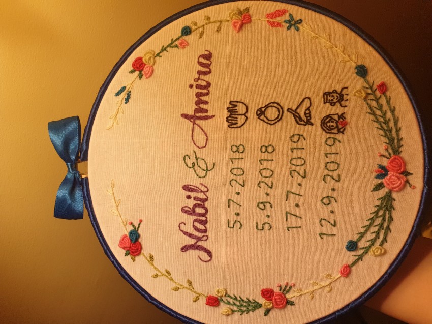 Wedding Ceremony Embroidery