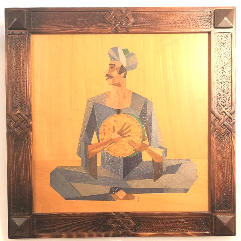 Tambourist (Wood Veneer Art)