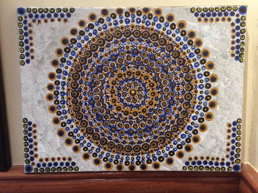 Dotting On A Canvas