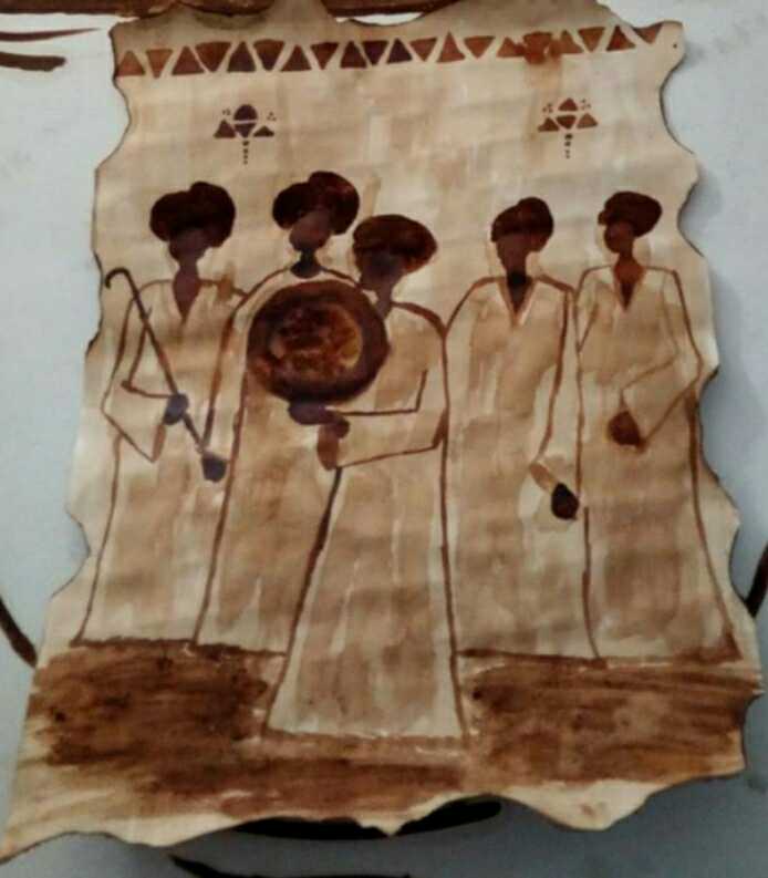 Nubia (Painting With Coffee)