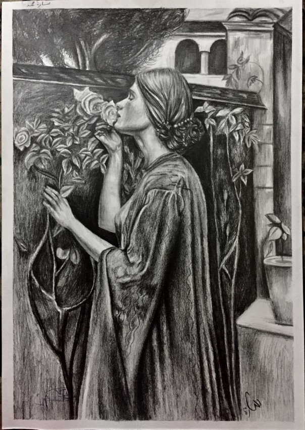 The Lady Who Smells Roses (Copied)