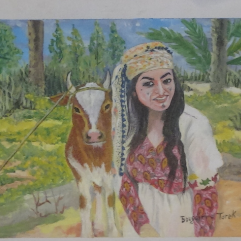 البدوية الجميلة
