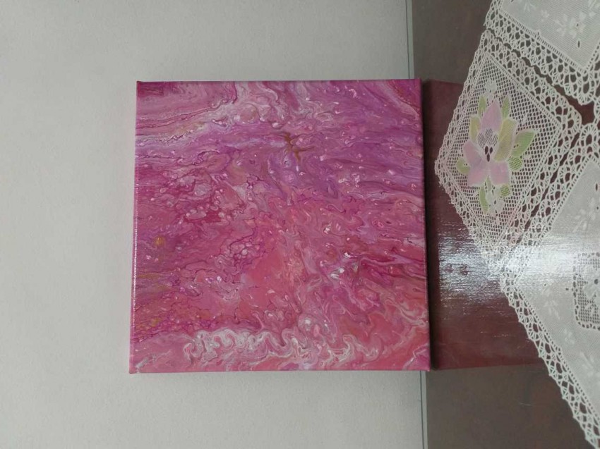 Acrylic Pouring Artwork