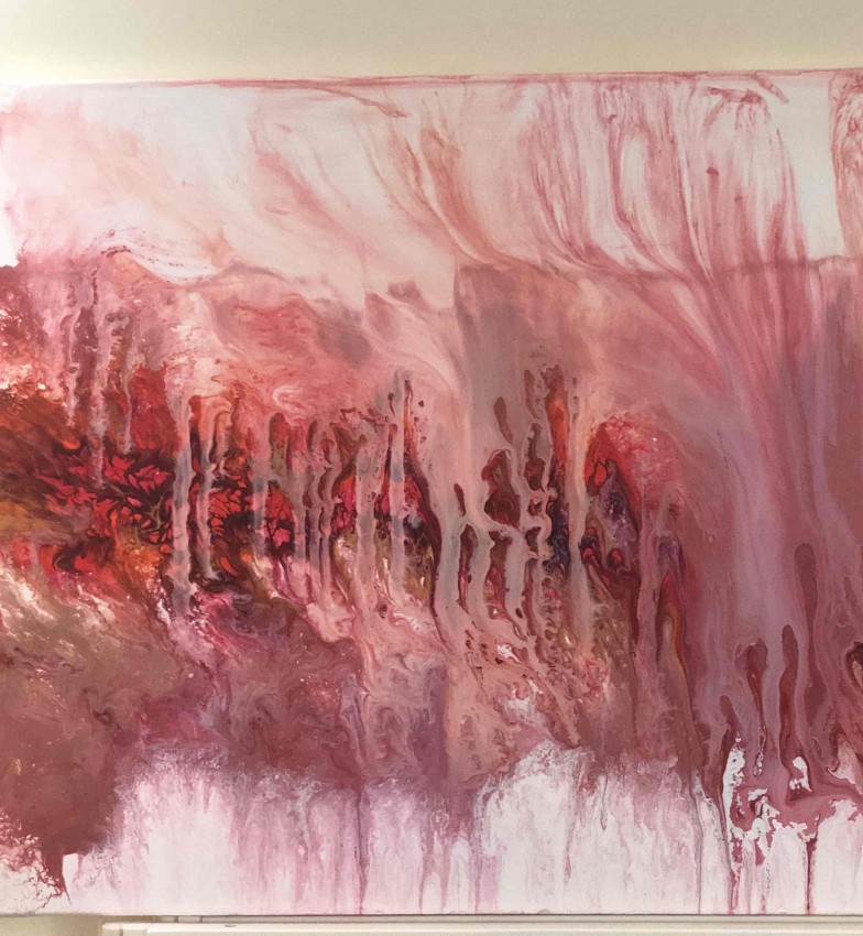 Acrylic Pouring Artwork