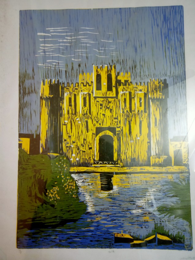 Alexandria Castle (Wood Engraving & Printing)