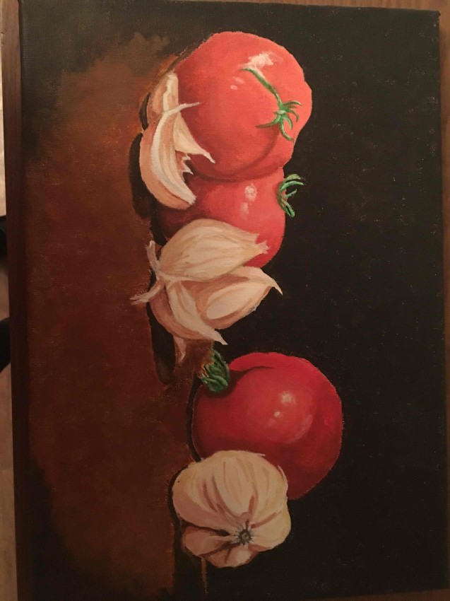 رسم لطماطم و توم