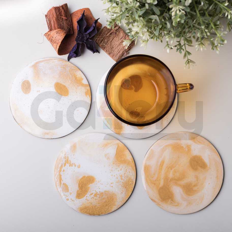 Golden Jupiter (Set Of Coasters)