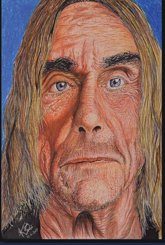 Iggy Pop Portrait