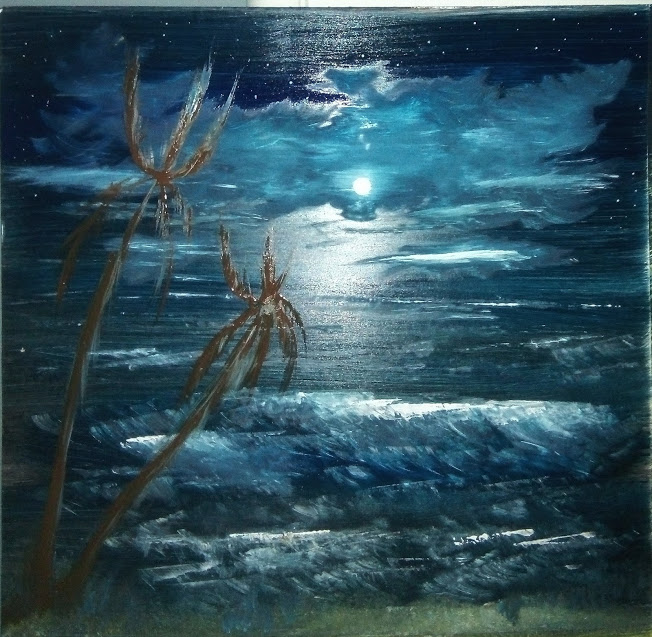 Moon In The Night Sky