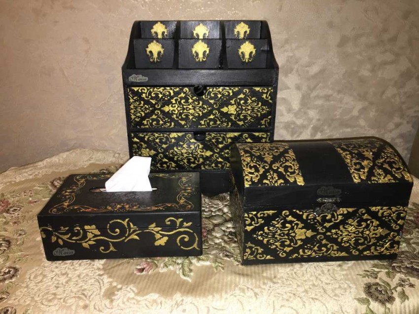 (علبة مناديل  (ديكوباج