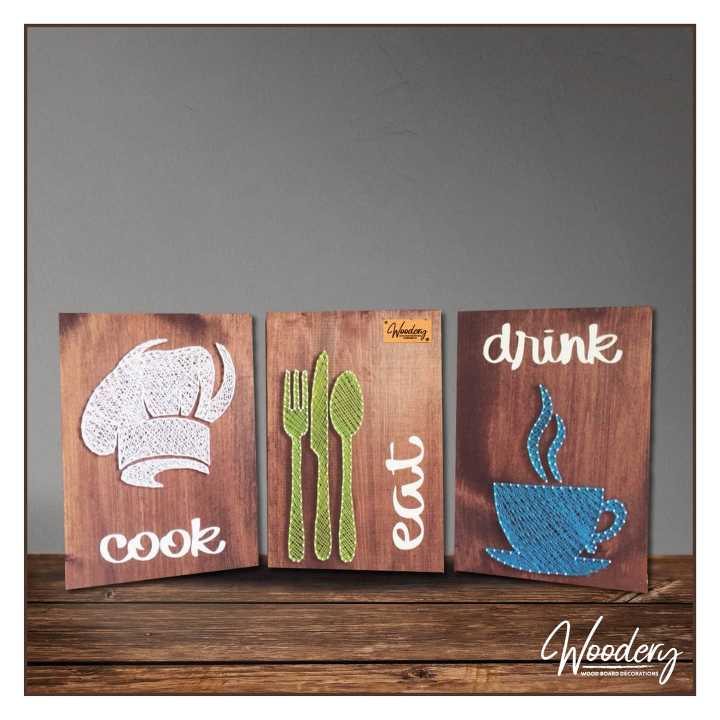 The Happy Kitchen (String Art)