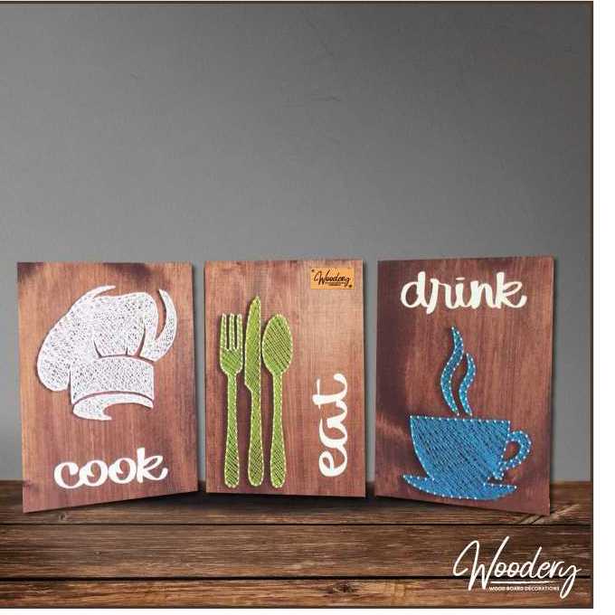 The Happy Kitchen (String Art)