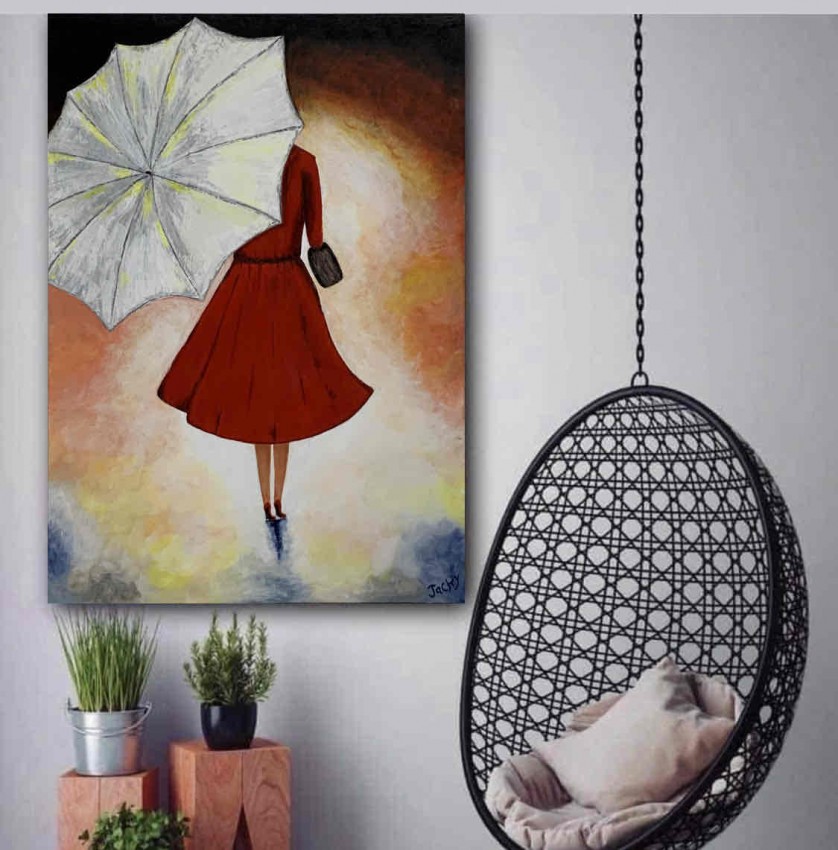 The Lady With The White Umbrella