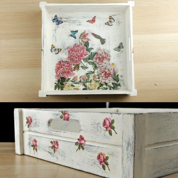 Decoupage Wooden Box