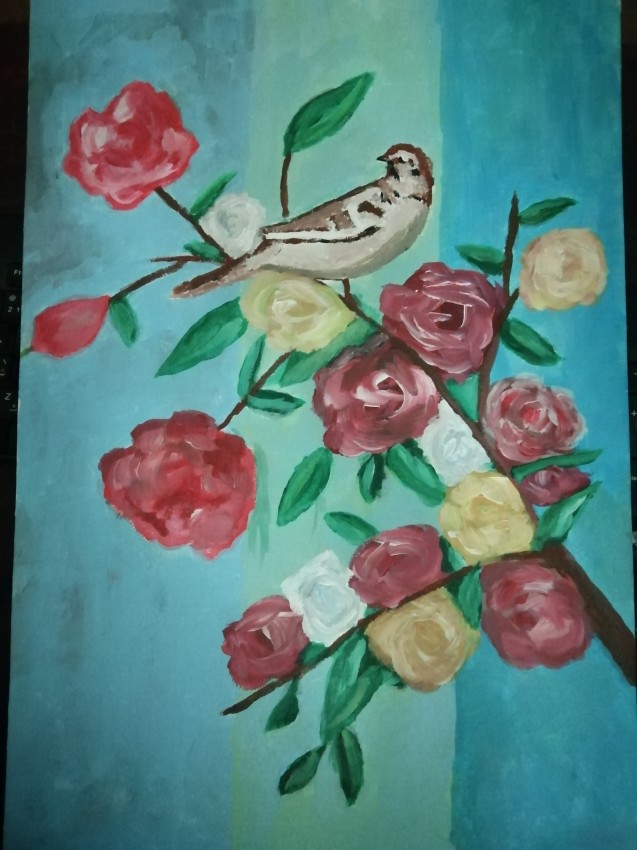 Branch Of Roses
