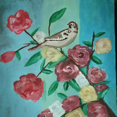 Branch Of Roses