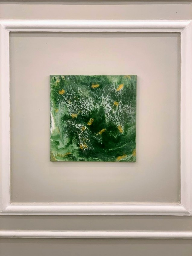 Acrylic Pouring Artwork
