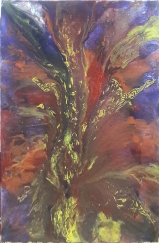 Acrylic Pouring Artwork