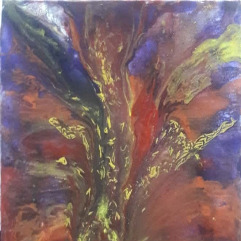 Acrylic Pouring Artwork