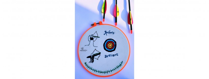 Bow & Arrow Archery  Embroidery