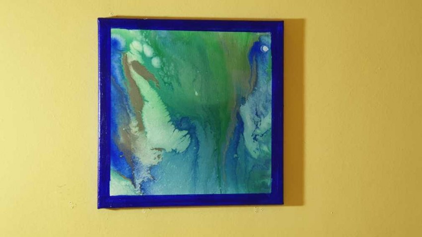 Acrylic Pouring Artwork