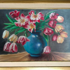 Vase Of Tulips
