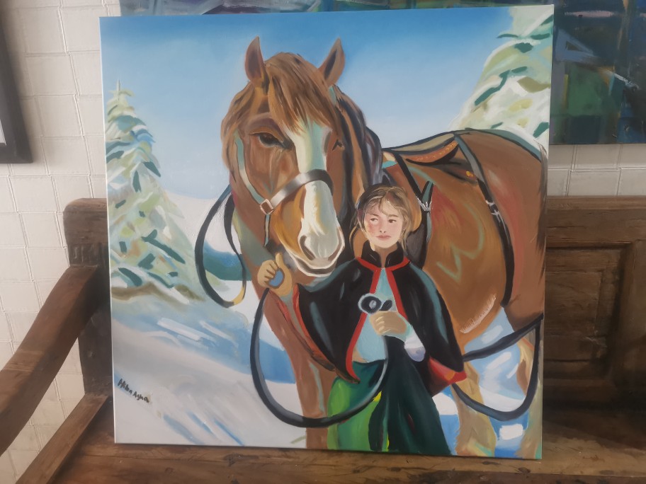 Horse And Snow