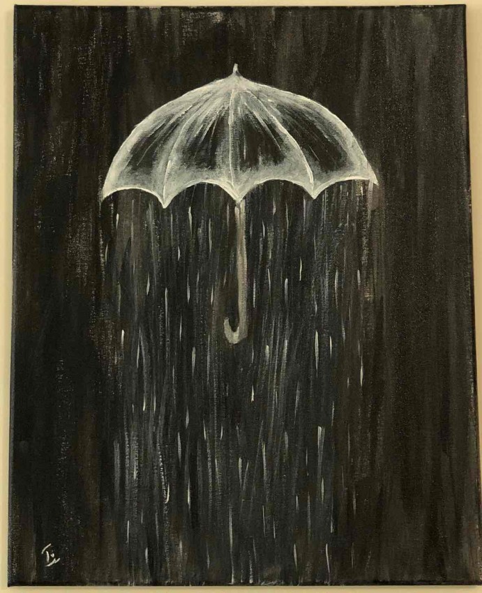 Rain Under The Umbrella