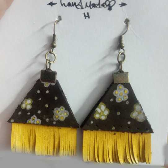 Genuine Leather Earrings
