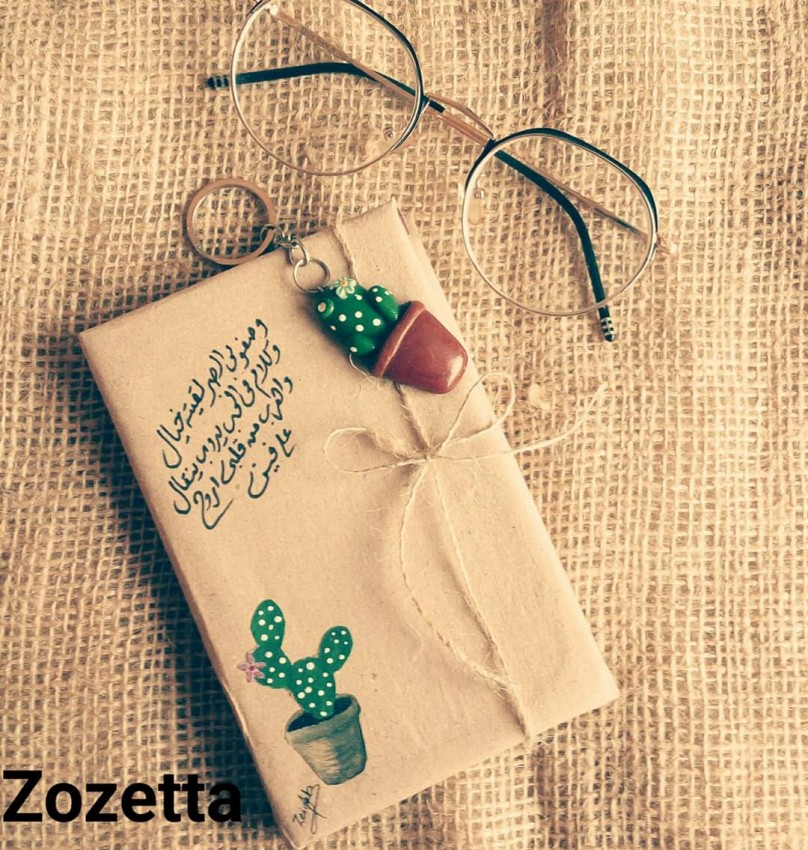 Cactus Keychain (Ceramic Art)