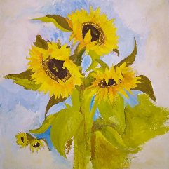 Sunflowers Painting