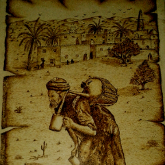 (السقا (حرق على الخشب