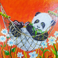 Sunset Panda