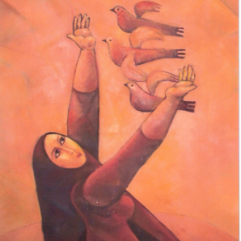 Women And Pigeons