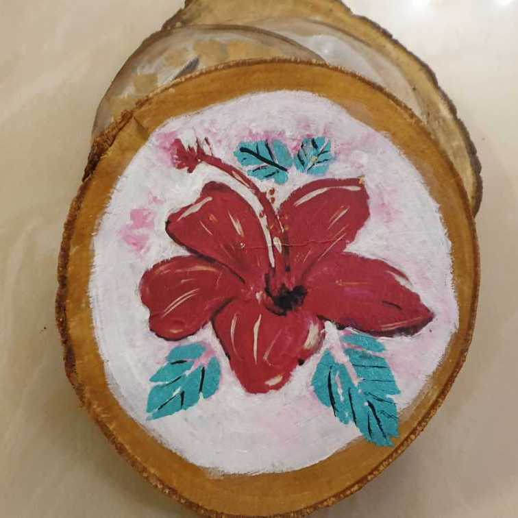 Flower On A Tree Section