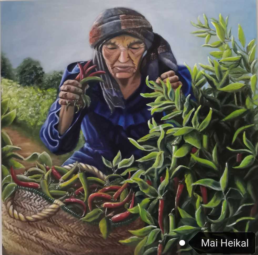Egyptian Woman In The Field