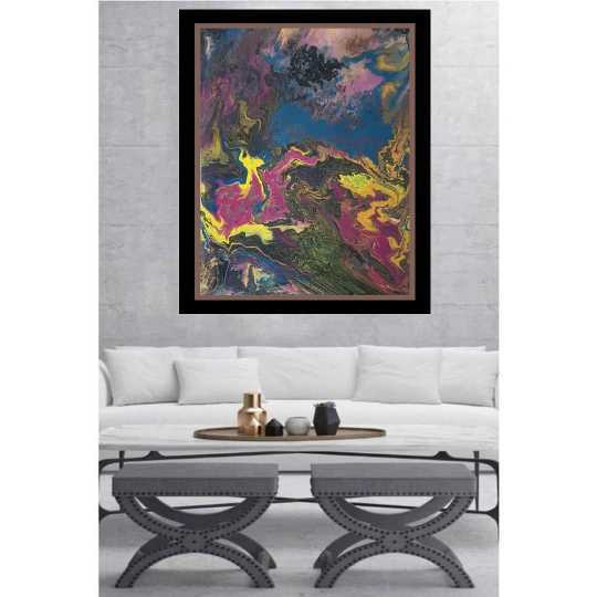 Wegdan (Acrylic Pouring Art)
