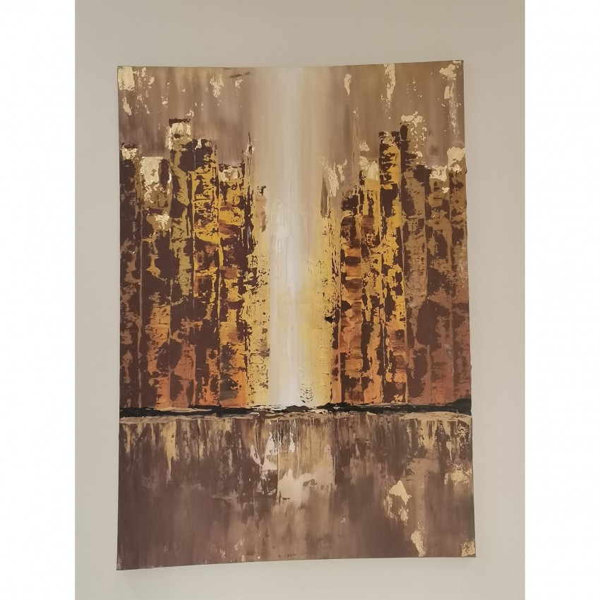Golden City  (Abstract Art)