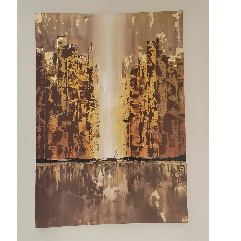 Golden City  (Abstract Art)
