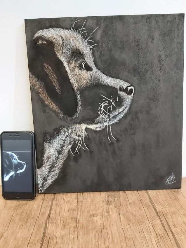 (الوفاء  (رسم بالنار