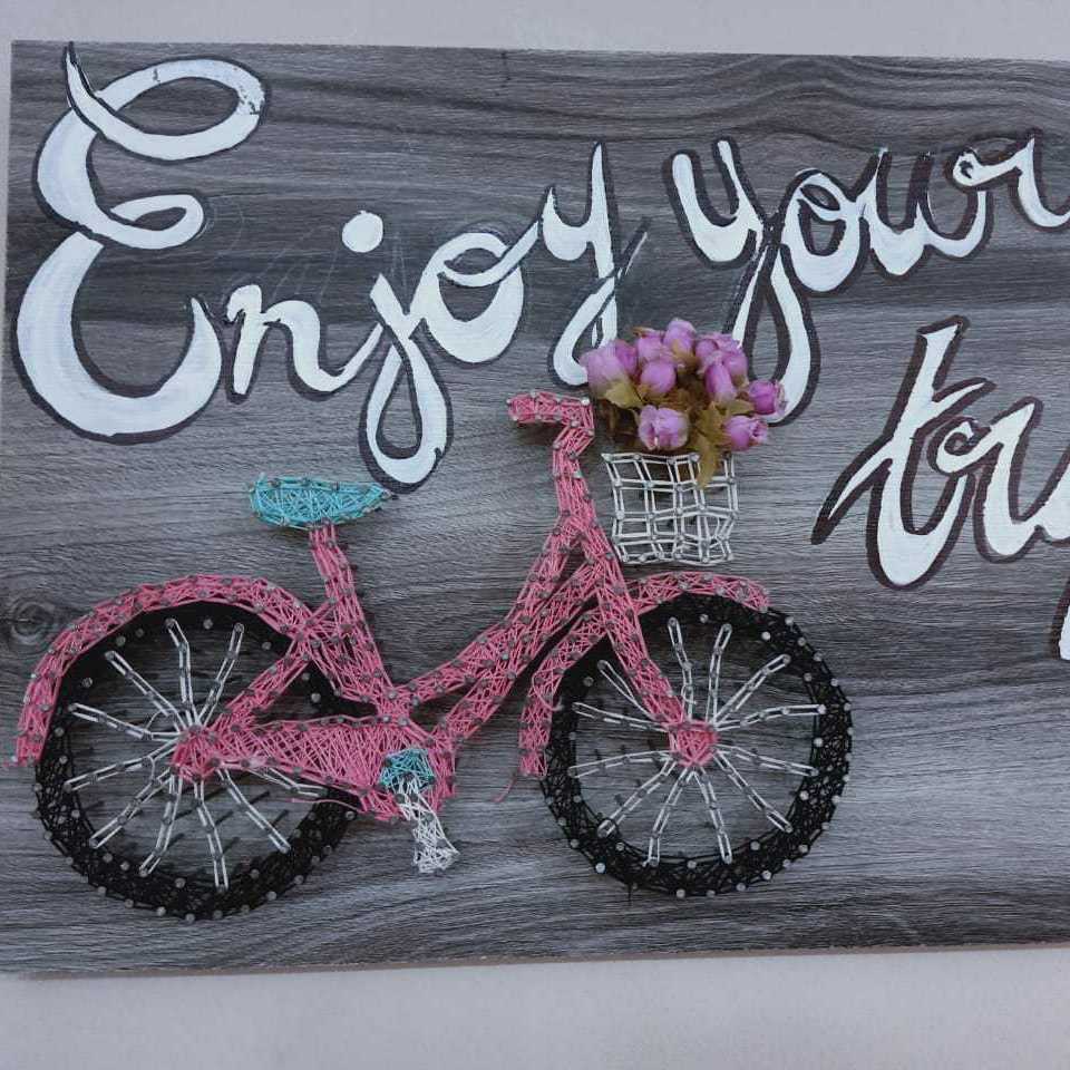 Enjoy Your Trip (String Art)