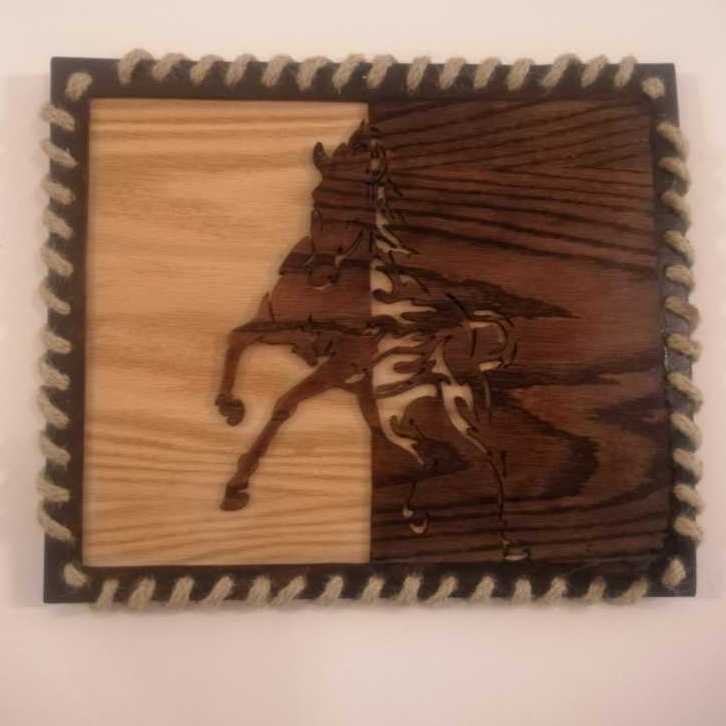 Horse (Wood Art)