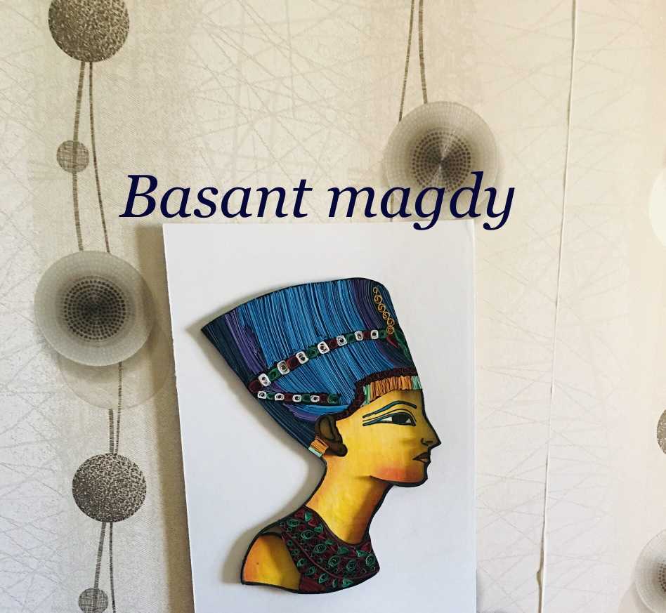Nefertiti (Quilling Paper Art)