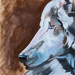 Wolf Painting