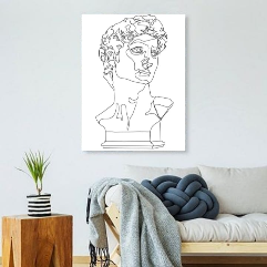 The Statue Of David ( One Line)